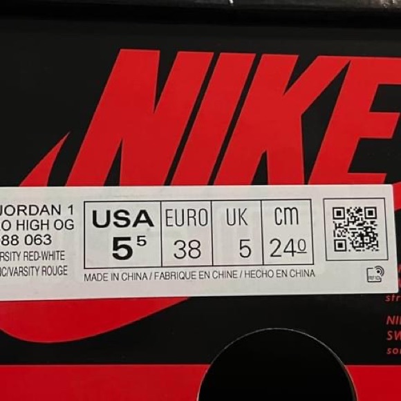 Jordan 1 Retro High OG Patent Bred Brand New with Box - Picture 3 of 3